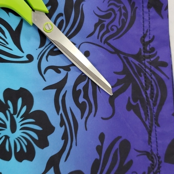 Maui & Sons Trunks Board Shorts Blue Green - Picture 11 of 11